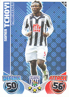 Somen Tchoyi West Bromwich Albion 2010/11 Topps Match Attax #U48